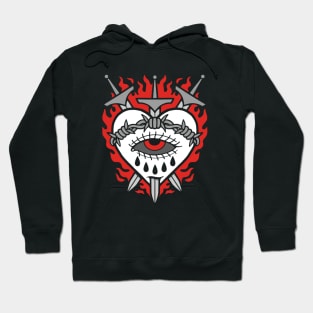 Three of Swords Hoodie